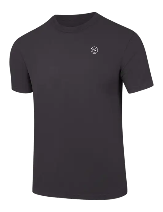 Comfort Colors 6.1 oz Dark Grey Heavyweight Ring Spun T-Shirt w/Crumdale Icon Logo