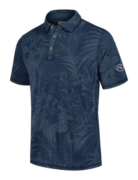 Tommy Bahama Navy Santiago Paradise Polo w/Crumdale Icon Logo