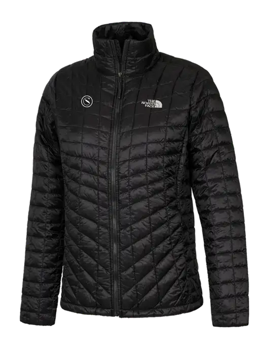 North Face Womens Black ThermoBall Trekker Jacket w/Crumdale Icon Logo