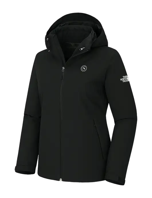 The North Face Womens Castle Valley Triclimate 3-in-1 Black Jacket w/Crumdale Icon Logo