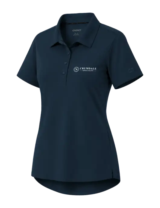 OGIO Womens Envision Dark Navy Polo w/Crumdale Logo
